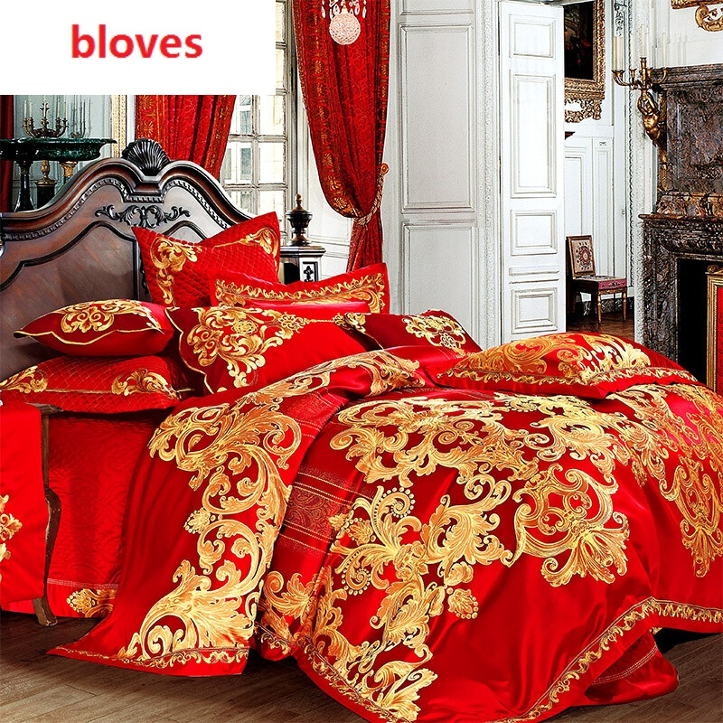 專業(yè)解析 BLOVES歐式婚慶床品十件套——尊貴貢緞提花與家居品質(zhì)之選